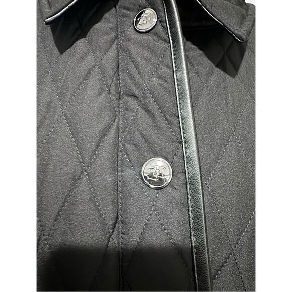 Chico’s Quilted black mid length XL jacket - Picture 4 of 10